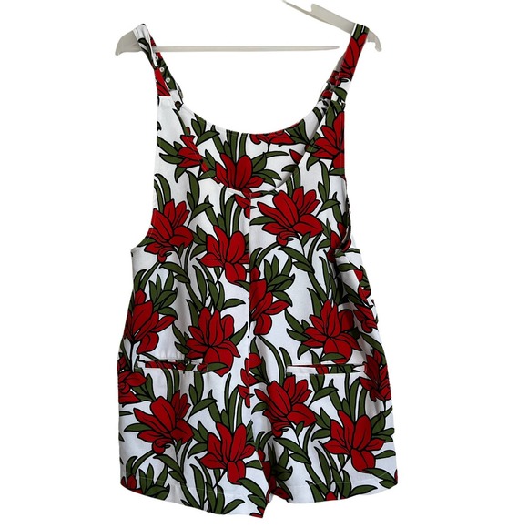 Forever 21 Rose Romper Size Large - Picture 4 of 13